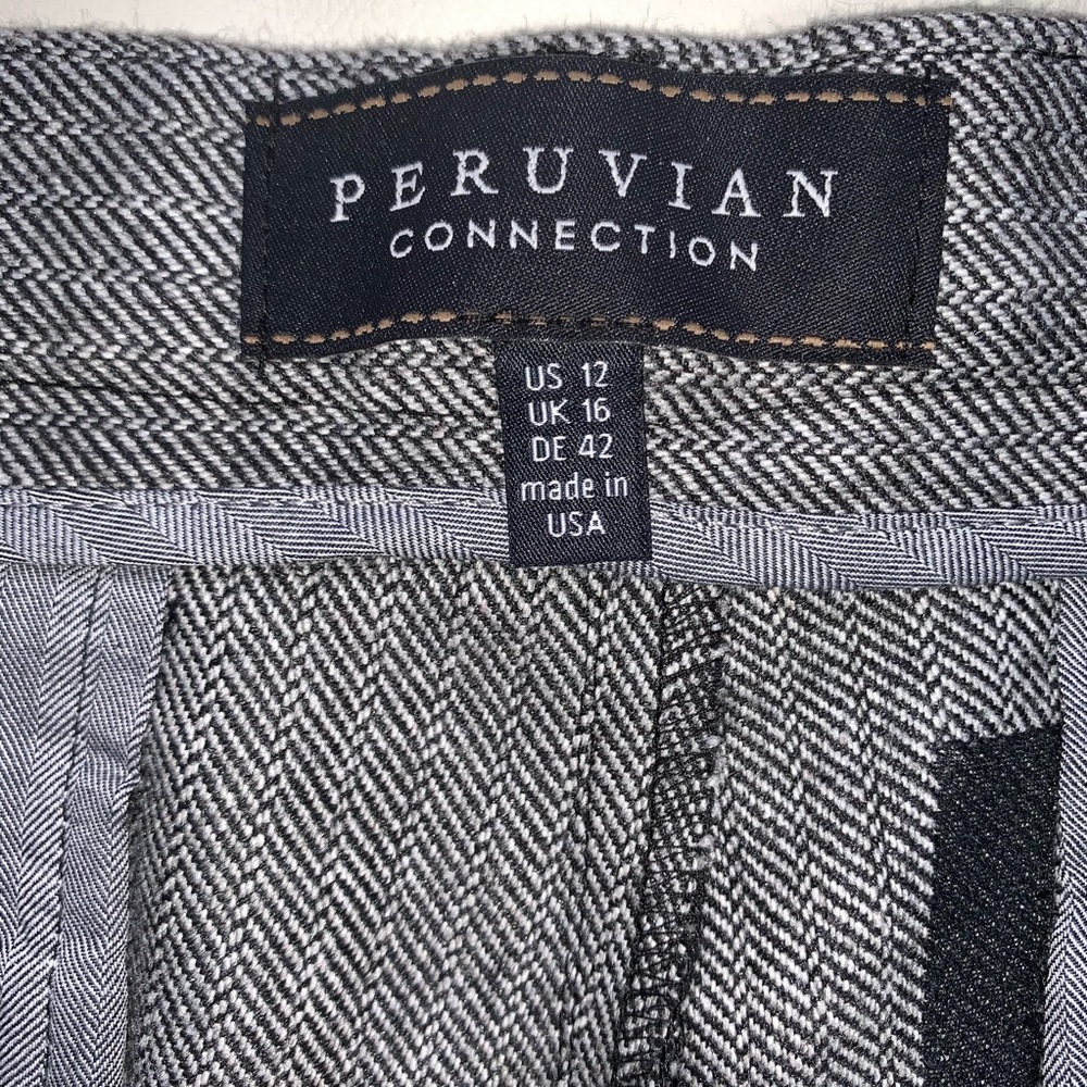 Peruvian Connection Gray Work Pants - image 5